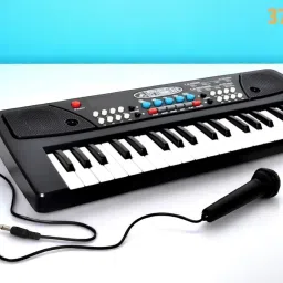 X67 Keys Piano Toy with Microphone, USB Power Cable & Sound Recording Best Birthday Gift for Boys and Girls Musical Instruments Analog Digital Piano-image-49