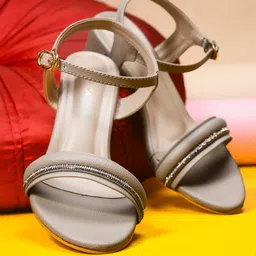 CORSICA Textured Block Sandals-42