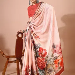Avyay Creation Floral Georgette Banarasi Saree-image-62