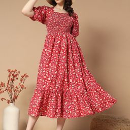 Krunal Raiyani Floral Printed A-Line Kurta-image-95