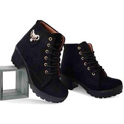 SGU Women Mid-Top Block Heel Boots-image-75