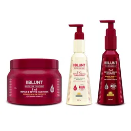BBLUNT Set of Shampoo, Conditioner & Repair & Revive Hair Mask-45