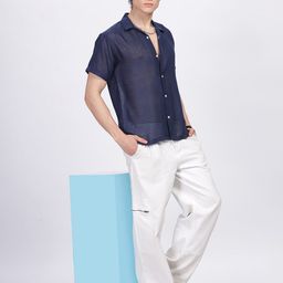 Vestirio Men Relaxed Solid Relaxed Fit Casual Shirt-image-77