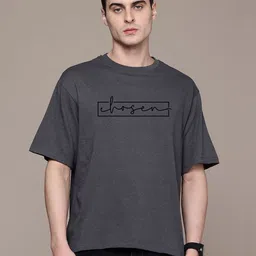 Moda Rapido Men Typography Printed Round Neck Cotton Relaxed Fit T-shirt-picture-20