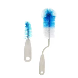 Kalra Magic Kids Infants Set of 3 Transparent & White Printed Feeding Bottle With Brushes-picture-29