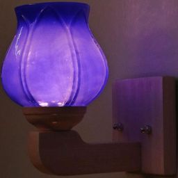1ST TIME Blue Solid Glass Traditional Cylinder Wall Lamps Wall Lamps-picture-36