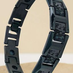 Jewelry Miguel Black Stainless Steel Bracelet-22
