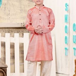 Pehanaava Boys Printed Regular Kurta with Pyjamas-34