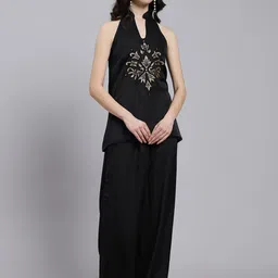 WoowZerZ Embroidered Top With Palazzo Co-Ords-picture-19