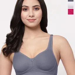 College Girl Pack of 3 Full Coverage Lightly Padded Bra-image-30
