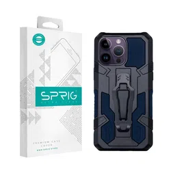 SPRIG Solid Printed iPhone 14 Pro Max Back Case Mobile Accessories-8
