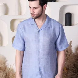 ZYNG Premium Regular Fit Linen Casual Shirt-image-57