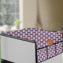 The Furnishing Tree Grey Plastic Refrigerator Cover-image-92