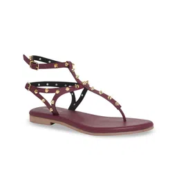 CAMLEE COMFORT Women Embellished Open Toe Gladiators-4