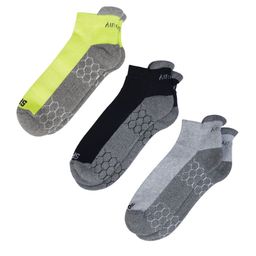 AIR GARB Pack Of 3 Colourblocked Ankle Length Socks-19