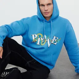 Trendyol Men Typography Printed Sweatshirt-image-65