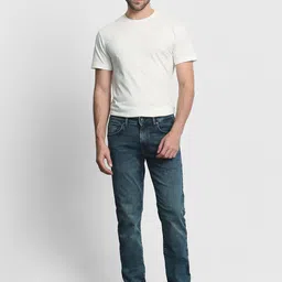 Mufti Men Slim Fit Light Fade Stretchable Jeans-image-52