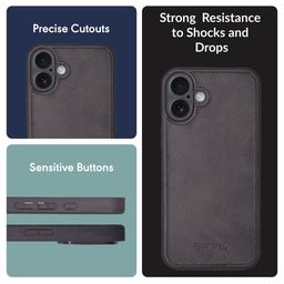 SPRIG Solid Printed iPhone 16 Back Case Mobile Accessories image 2