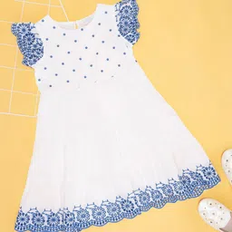 AKKRITI BY PANTALOONS Polka Dot Print A-Line Dress-picture-27