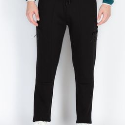 Status Quo Men Self-Design Mid-Rise Track Pants-image-7