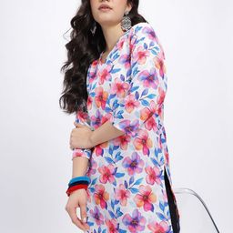 Anouk Rustic Floral Print Straight Kurti-picture-19