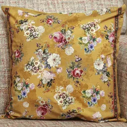 Crown of Poppies Multicoloured Floral Square Cushion Covers-picture-15