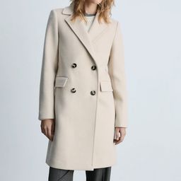 MANGO Double-Breasted Longline Coat-picture-25