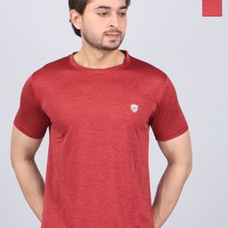 WILD ELEPHANT Men Pack Of 2 Solid Round Neck T-shirts-image-76