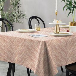 Aura Unisex Pink 6-Seater Table Cover-23