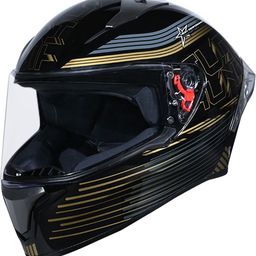 studds Thunder D11 ISI Certified Full Face Graphic with Clear Visor Motorbike Helmet-picture-3