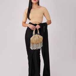 Swtantra Women's ComfortEase 4-Way Stretch Nude Short Sleeve Blouse-image-74