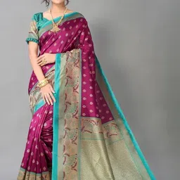 Attigo Ethnic Motifs Printed Saree-picture-41