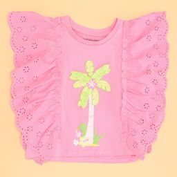 Pantaloons Junior Girls Applique T-shirt-picture-43