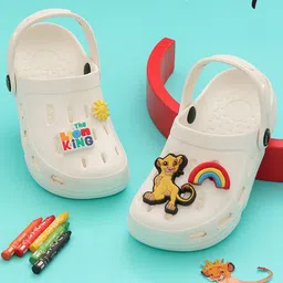 Disney By Yellow Bee Boy Rubber Clogs Flip Flops With Charms-picture-30