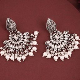 J & C Fashion Arena Women Gold Earrings-46