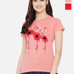 Dreambe Women Typography Printed T-shirt-picture-45