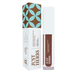 Just Herbs Herb-Enriched Matte Liquid Lipstick 2 ml - Liquorice Brown 12 image 4