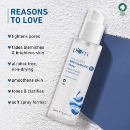 Plum 3% Niacinamide Alcohol-Free Toner With Rice Water To Reduce Pores & Blemishes - 150ml image 4