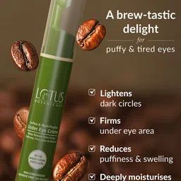 Lotus Botanicals Coffee & Multi-Peptide Under Eye Creme with Vitamin E - 15 ml image 5