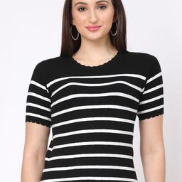 Kalt Striped Cotton Top-picture-21