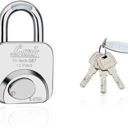 Link Hi-Tech-S67 Combination Hardened Padlock Get 1 Key Holder Free Padlock-image-9