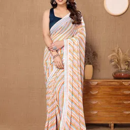Shee Star Geometric Printed Ready to Wear Saree-image-88
