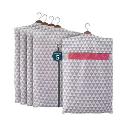 Aura Saree Cover Grey Set of 5 Multi-Utility Organisers-38