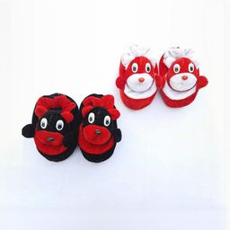 LMN CHILD CARE Pair of 2 Kids Multicolor Cotton Booties-image-83