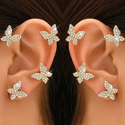TheVineGirl Korean Butterfly Ear Cuff 2Pcs/Set-image-28