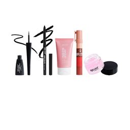 Recode 5-In-1 Eyeliner- Kajal- BB Cream- Lipstick- Primer Combo Makeup Kit-18
