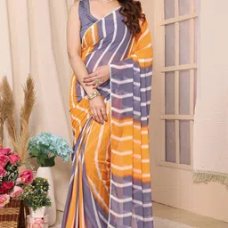 Munir Leheriya Printed Ready to Wear Saree-45