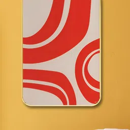 Myntra Elegant Homes White & Red Abstract Wood Wall Art-image-56