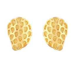 FirstBlush Microplated Gold Stud Earrings for Women Push-Back Pierced Traditional Jewellery-48