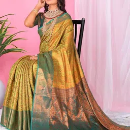 jayant creation Yellow Art Silk Barasi Sarees-picture-23